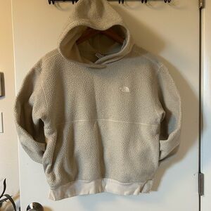 The North Face Women's Beige Hooded Sweatshirt